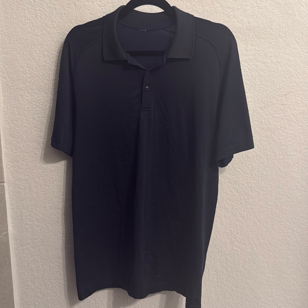 Lululemon Metal Vent Tech Polo Shirt | Navy | Men’s Size Large